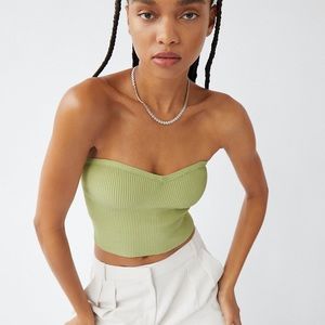 Aritzia Babaton Sculpt Knit Sweetheart Tube Top